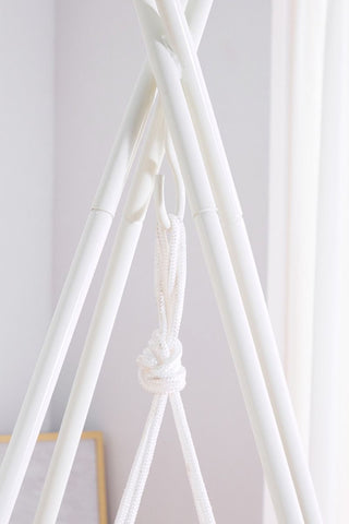 36" TeePee Indoor Seat Swing with Canopy