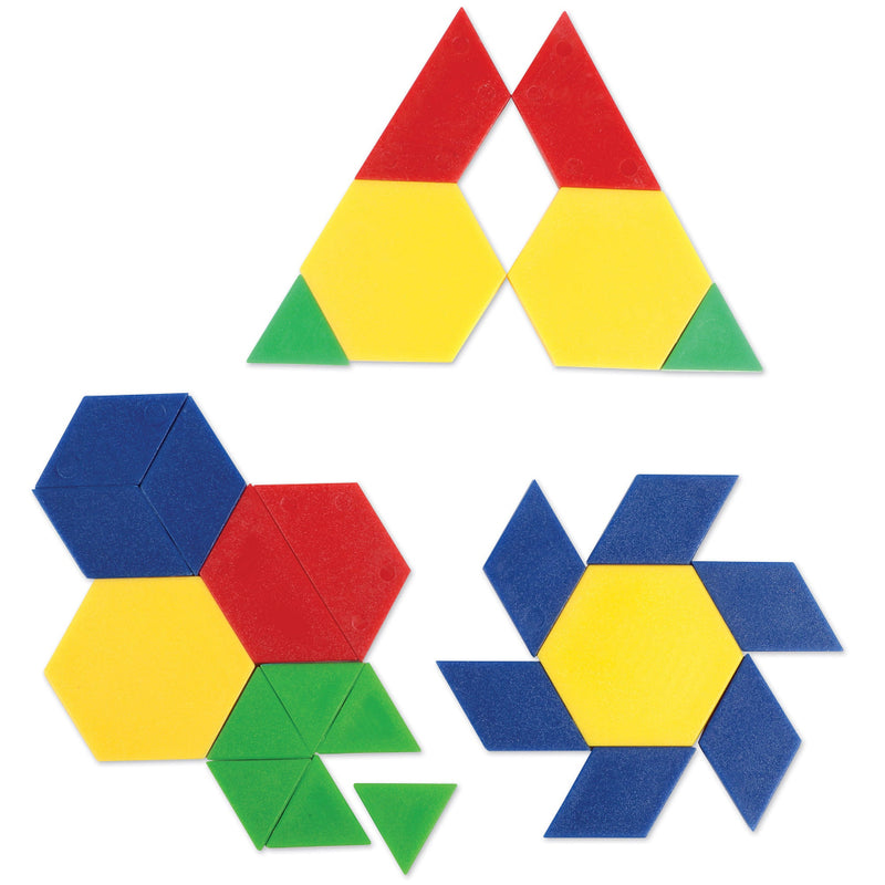 Green-n-Learn Pattern Blocks, Maths Toys Learning SPACE
