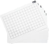 10 Dry Wipe Boards - 228x305mm - 2cm Grid, Learning SPACE