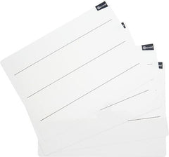10 Dry Wipe Boards - 228x305mm - Wide Ruled-Back To School,Handwriting,Ormond,Primary Literacy,Seasons,Stationery,Stock-Learning SPACE