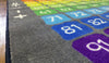 100 Square Counting Grid 2x2m Carpet, Learning SPACE