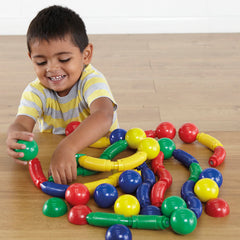 Jumbo Curved Magnetic Construction Set – 50 Pieces, Learning SPACE