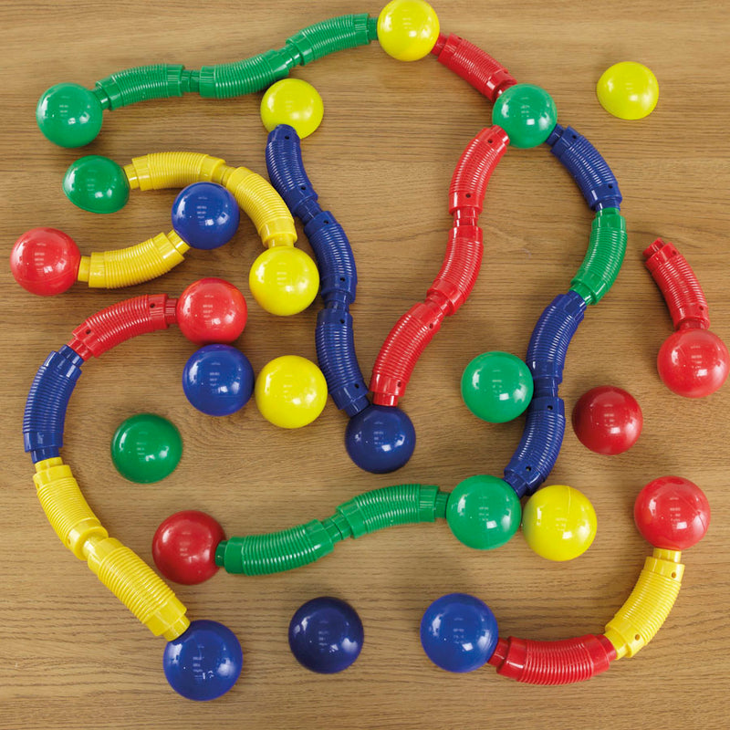 Jumbo Curved Magnetic Construction Set – 50 Pieces, Learning SPACE