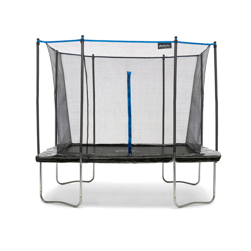 Plum® Rectangular Springsafe® Trampoline & Enclosure, 10 x 8ft Trampoline Learning SPACE