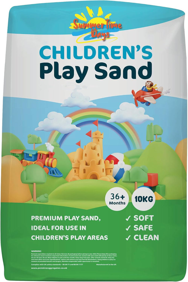 10kg Bag of High Quality Play Sand for sand pits, trays, Learning SPACE