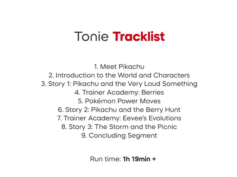 Tonies - Pikachu Pokémon Audio Character for Toniebox