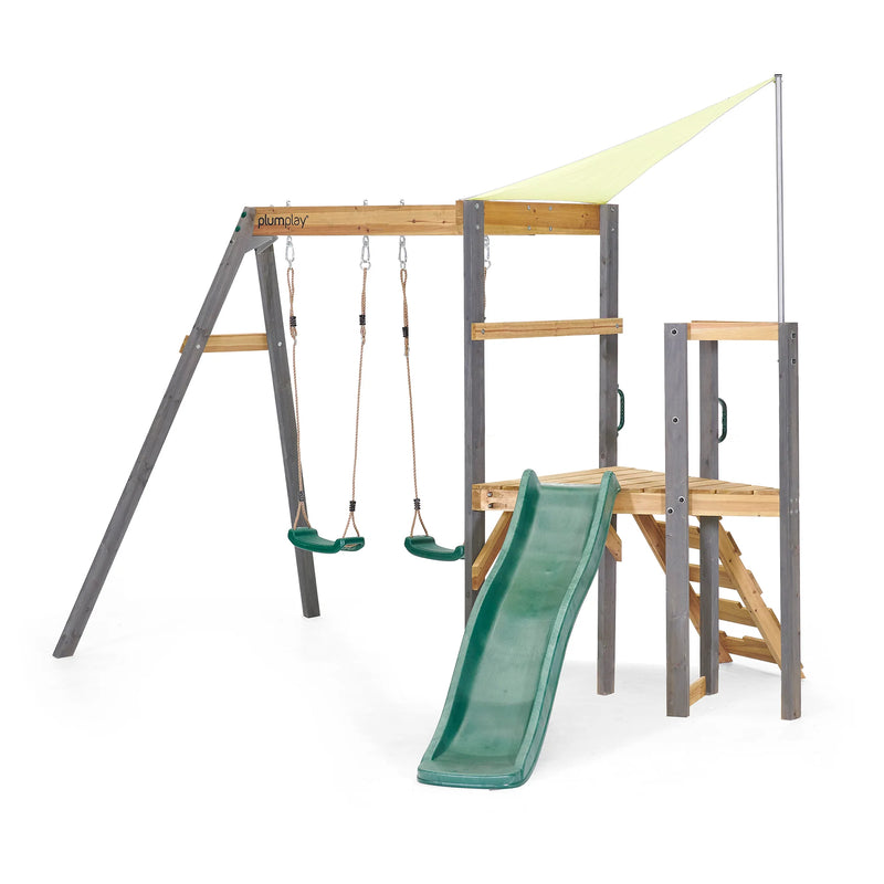 Plum® Barbary Wooden Playcentre, Outdoor Play Equipment Learning SPACE