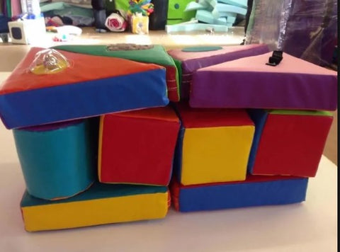 12 Piece Soft Sensory Interactive Play Box-AllSensory,Baby Sensory Toys,Baby Soft Play and Mirrors,Down Syndrome,excell2,Matrix Group,Nursery,Sensory Processing Disorder,Soft Play Sets-Learning SPACE