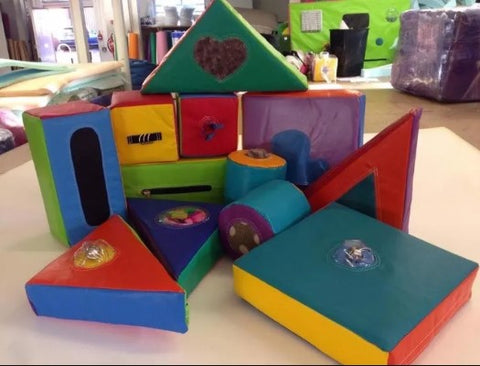 12 Piece Soft Sensory Interactive Play Box-AllSensory,Baby Sensory Toys,Baby Soft Play and Mirrors,Down Syndrome,excell2,Matrix Group,Nursery,Sensory Processing Disorder,Soft Play Sets-Learning SPACE