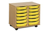 12 Single Tray Unit-Dropship,Shelves,Storage,Storage Bins & Baskets,Trays,Wellbeing Furniture-Learning SPACE