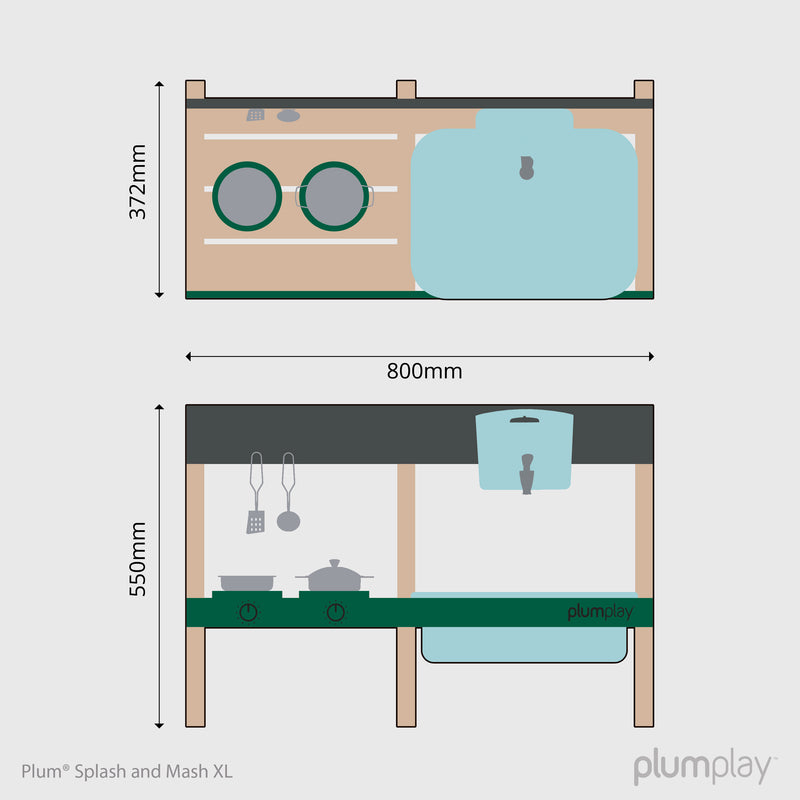 Plum® Splash & Mash Mud Pie Kitchen