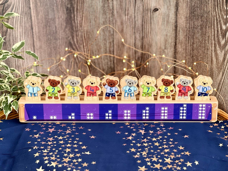 Ten In The Bed - Double-sided Number Line