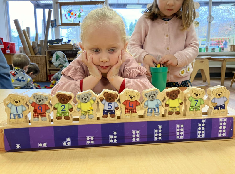 Ten In The Bed - Double-sided Number Line