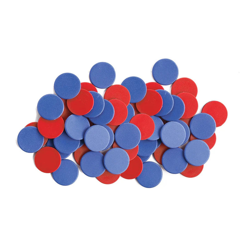 2-Color Counters, Red/Blue (200)