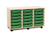 18 Single Tray Unit-Dropship,Shelves,Storage,Storage Bins & Baskets,Trays,Wellbeing Furniture-Learning SPACE