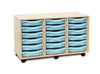 18 Single Tray Unit-Dropship,Shelves,Storage,Storage Bins & Baskets,Trays,Wellbeing Furniture-Learning SPACE