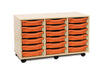 18 Single Tray Unit-Dropship,Shelves,Storage,Storage Bins & Baskets,Trays,Wellbeing Furniture-Learning SPACE