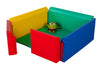 1.4m Square Soft Sided Den-Ball Pits,Down Syndrome,Dropship,Movement Breaks,Play Dens,Rainbow Theme Sensory Room-Multi-Coloured-PRF1001MC-Learning SPACE