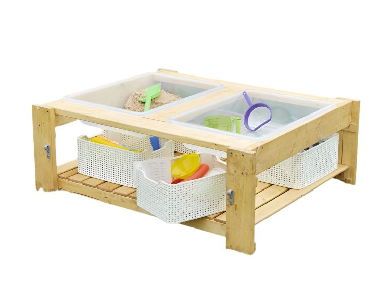 2 Way Messy Play Table With Trays, Learning SPACE