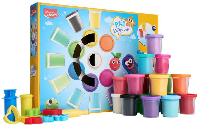 20 Pots of Play Dough, Learning SPACE