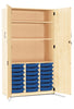 21 Single Tray Storage Cupboard, Maple Learning SPACE