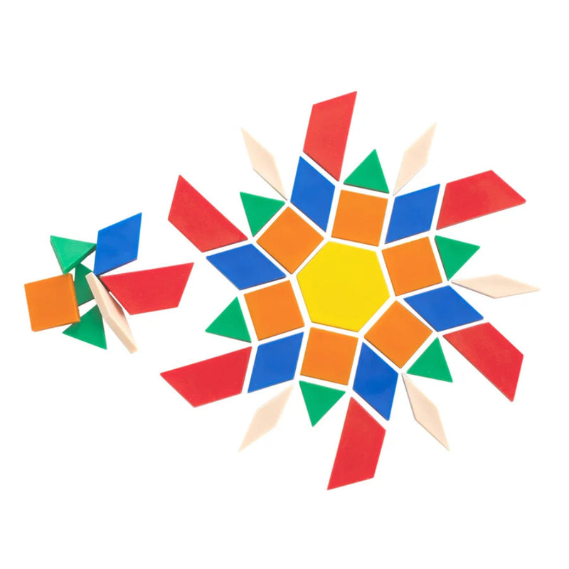 Green-n-Learn Pattern Blocks, Maths Toys Learning SPACE
