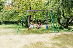 Plum® Jupiter® Double Swing & Glider, Swings Learning SPACE