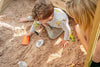 Plum® Wooden Sandpit with Canopy - Natural