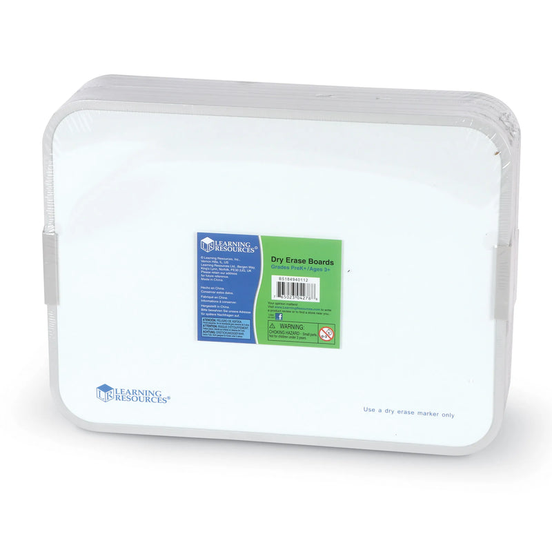 Magnetic Double-Sided Dry-Erase Boards (Set of 10)