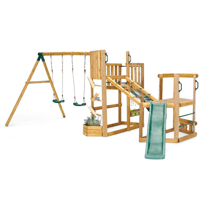 Plum® Discovery® Adventure Playcentre with Swings, Outdoor Play Equipment Learning SPACE