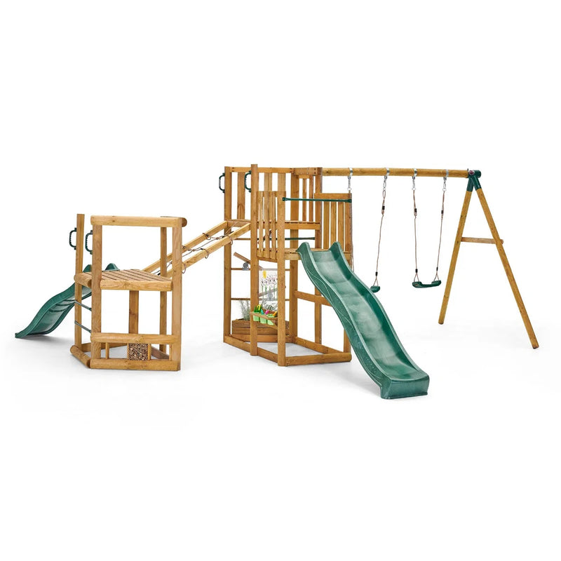 Plum® Discovery® Adventure Playcentre with Swings, Outdoor Play Equipment Learning SPACE