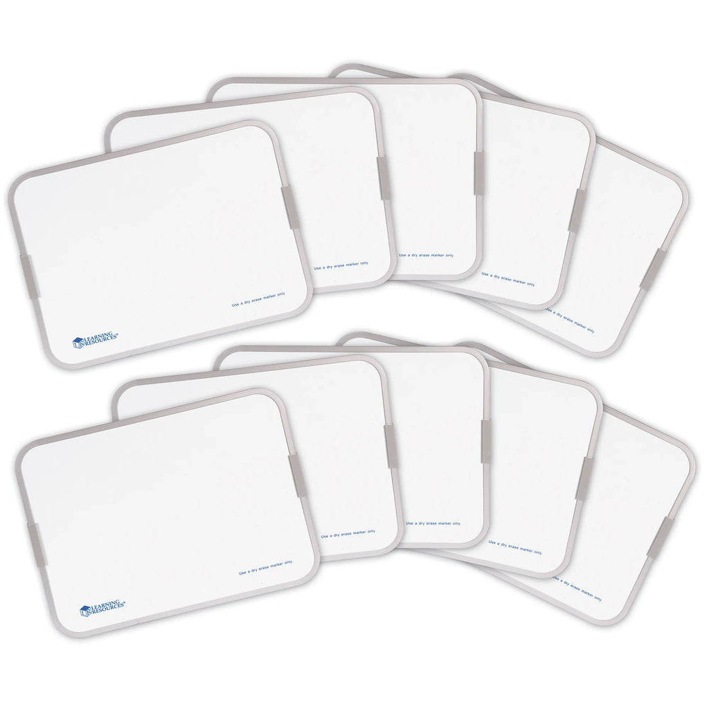 Magnetic Double-Sided Dry-Erase Boards (Set of 10)