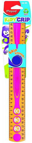 30cm Kidygrip Ruler-Arts & Crafts,Back To School,Drawing & Easels,Learning Difficulties,Maped Stationery,Maths,Primary Arts & Crafts,Primary Literacy,Primary Maths,Seasons,Shape & Space & Measure,Stationery,Stock-Learning SPACE