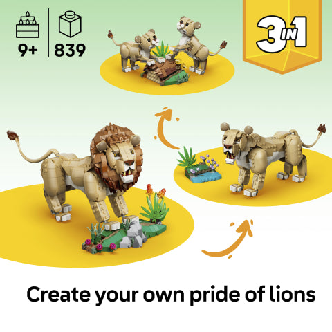 LEGO® (31386) Wild Animals: Majestic Lion