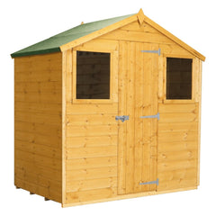 4 x 6 Shiplap Apex - Front Windows Shed, Mainland UK Install Learning SPACE