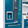 Plum® Bakehouse Traditional Wooden Kitchen with Fridge – Oxford Blue