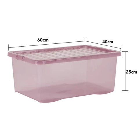 45L Storage Box - Dusky Orchid Colour, Learning SPACE