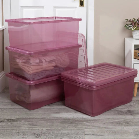 45L Storage Box - Dusky Orchid Colour, Learning SPACE