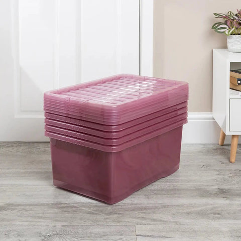 45L Storage Box - Dusky Orchid Colour, Learning SPACE