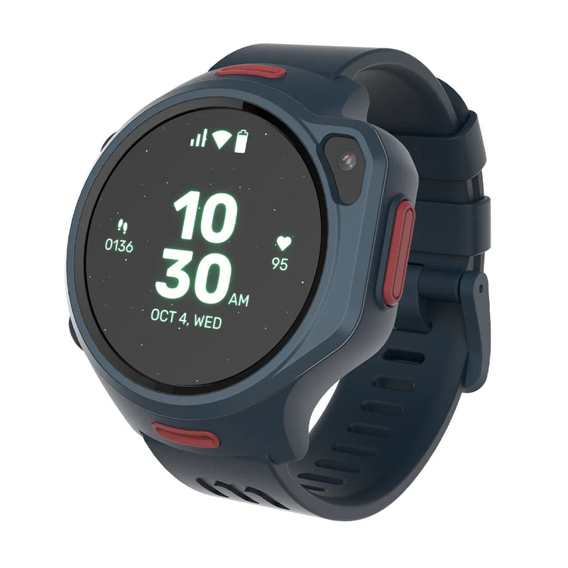 4G eSIM Kids Smart Watch with GPS Tracking, Video Call (Round) | myFirst Fone R2, Mixed Berries Learning SPACE