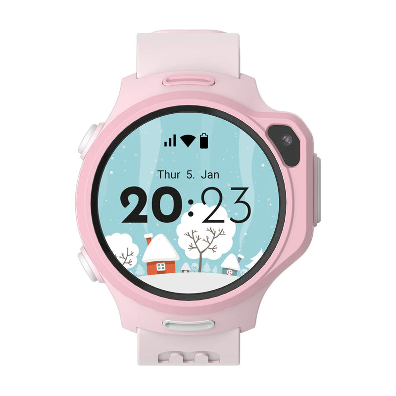 4G eSIM Kids Smart Watch with GPS Tracking, Video Call (Round) | myFirst Fone R2, Learning SPACE