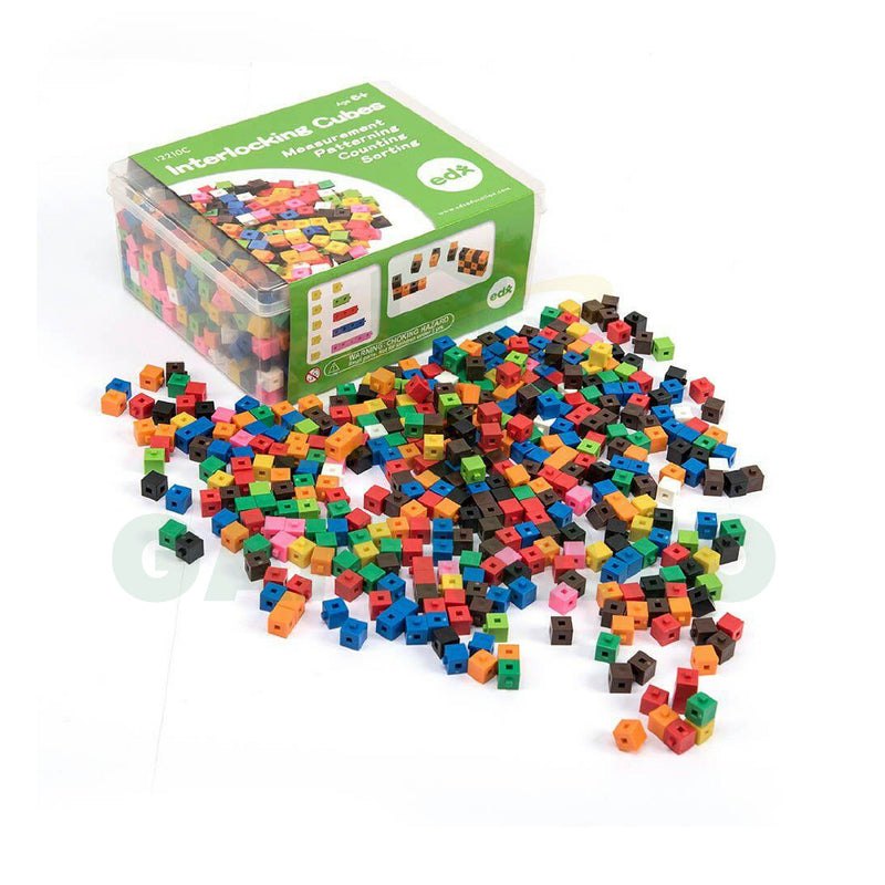 1cm Interlocking Cubes (1000)