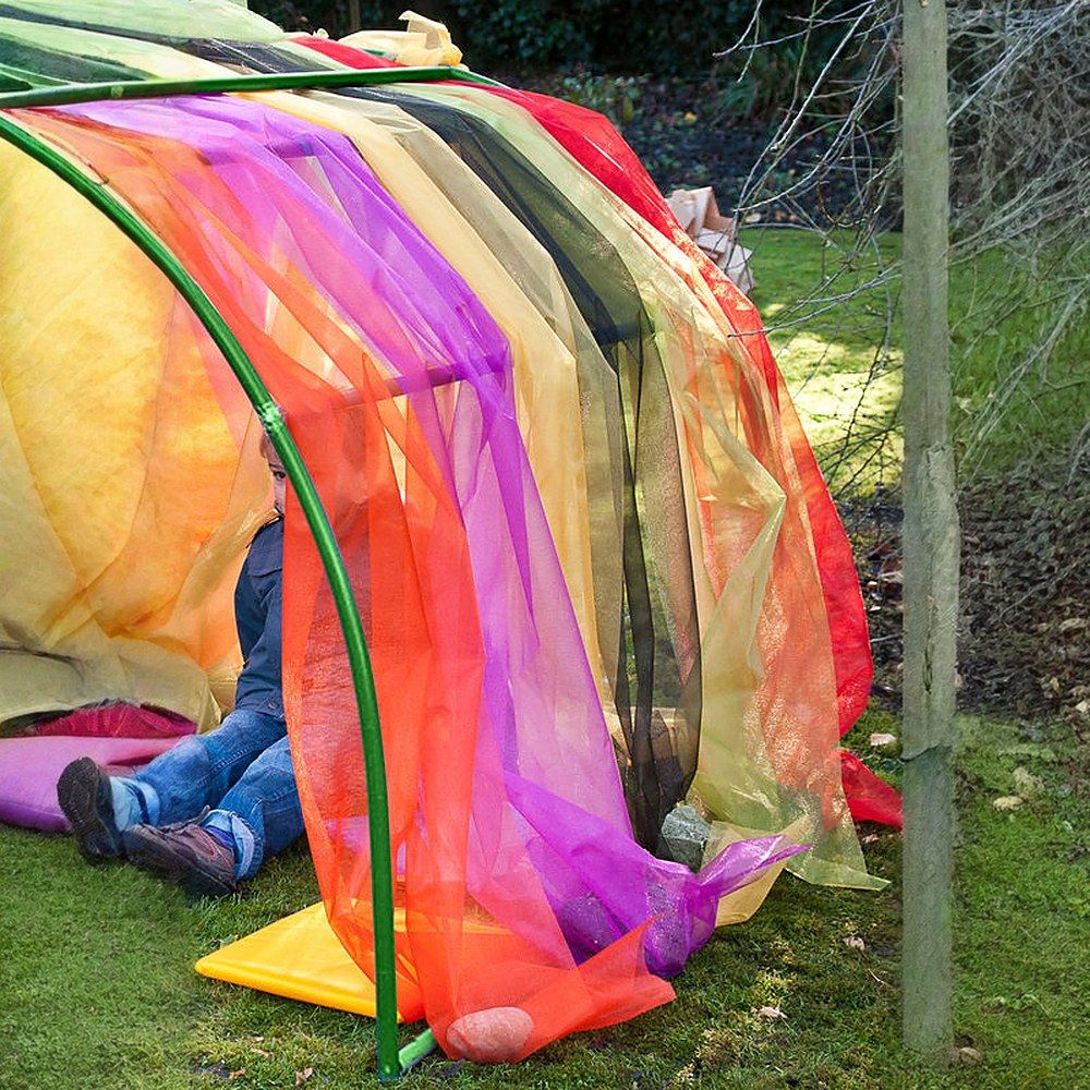 Rainbow Sheer Fabric - 6 Rolls
