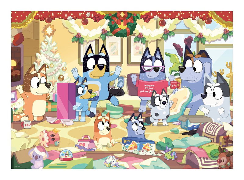 Bluey Christmas 24 Piece Giant Floor Puzzle