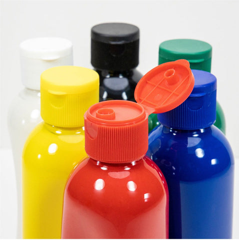 6-Pack Liquid Paints – 6-Pack Ready-Mixed Set for Kids-Arts & Crafts,Early Arts & Crafts,Galt,Messy Play,Paint,Primary Arts & Crafts,Stock-Learning SPACE