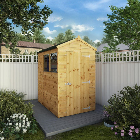 6 x 4 Modular Shiplap Apex Shed-Dropship,Eco Friendly,Forest School & Outdoor Garden Equipment,Mercia Garden Products,Sheds,Wellbeing Furniture-Learning SPACE