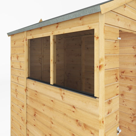 6 x 4 Modular Shiplap Apex Shed-Dropship,Eco Friendly,Forest School & Outdoor Garden Equipment,Mercia Garden Products,Sheds,Wellbeing Furniture-Learning SPACE