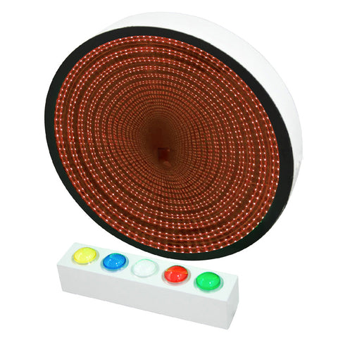 60cm Infinity Mirror with Giant Remote Buttons-Infinity mirror,Mirror,Playlearn,SCOTEXCEL,Sensory Mirrors,Visual Fun,Visual Sensory Toys-Learning SPACE