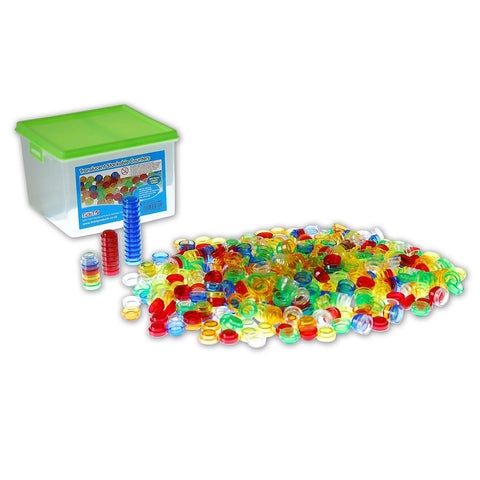 Translucent Stackable Counters - Pk500