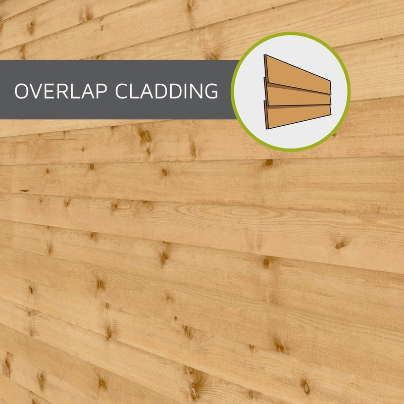 7 x 5 Overlap Apex Shed, Learning SPACE